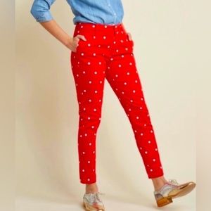 Modcloth Legendary Lifestyle Pants with Polka Dots. Size M. NWOT.